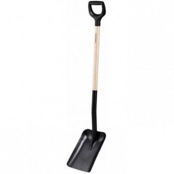Лопата совковая FISKARS 1066723 с деревяной ручкой Лопата совковая FISKARS 1066723 с деревяной ручкой
