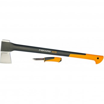 Набор из двух предметов FISKARS топор-колун Х21 + универсальный нож 1025436 Набор из двух предметов FISKARS топор-колун Х21 + универсальный нож 1025436