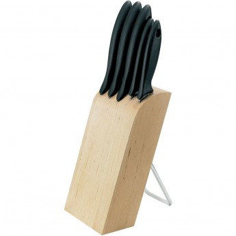 Набор ножей FISKARS ESSENTIAL в блоке (5 шт.) Набор ножей FISKARS ESSENTIAL в блоке (5 шт.)